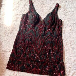 Sydney’s Closet Whinsygoth Retro Dark Fairy Feminine Romance Sequin Glam Dress